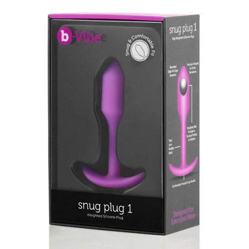PLug analny - B-Vibe Snug Plug 1 Fuchsia na Arena.pl