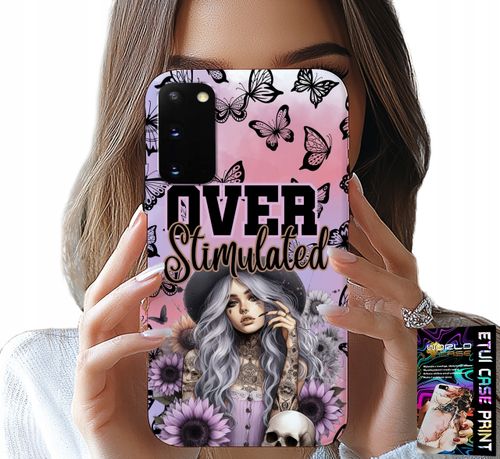 ETUI DO SAMSUNG GALAXY S20 - OVER STIMULATED, NASTOLETNIE WZORY, CASE na Arena.pl