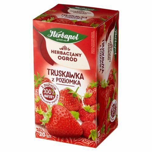 HERBAPOL HERBATA TRUSKAWKA-POZIOMKA 20TB zdjęcie 1