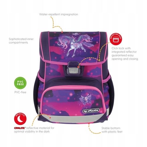 Tornister z wyposażeniem HERLITZ LOOP PLUS MAGIC UNICORN + GRATIS na Arena.pl