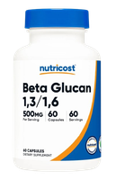 NUTRICOST Beta Glucan - Beta-glukan 1,3/1,6 (60 kaps.)