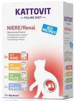 Karma dla kotów wspierająca pracę układu moczowego - Kattovit MIX 12x85g
