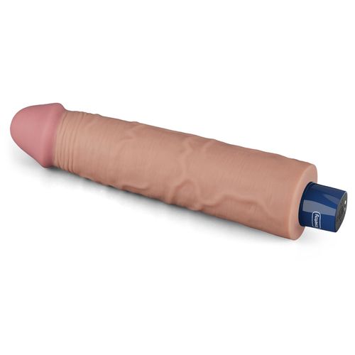 9.5" real softee rechargeable tpe vibrating dildo(flesh) na Arena.pl
