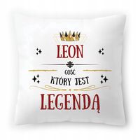 Poduszka Dla Leona Na Urodziny Imieniny Na Prezent Z Nadrukiem Ze Zdjęciem