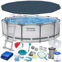 Basen ogrodowy stelażowy 366 x 100 cm 17w1 Bestway 56418