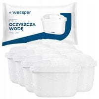 8x Wessper aquamax filtry wody wkład do dzbanka filtrującego Brita Aquaphor
