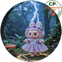 Opłatek waflowy na tort - LABUBU THE MONSTERS