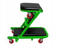 LEŻANKA SKŁADANA WARSZTATOWA TABORET STOŁEK SIEDZISKO 2w1 150kg 40" 100cm