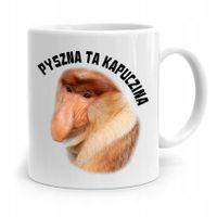 Kubek Prezent Śmieszny Nosacz Pyszna Ta Kapuczina Z Nadrukiem Ze Zdjęciem