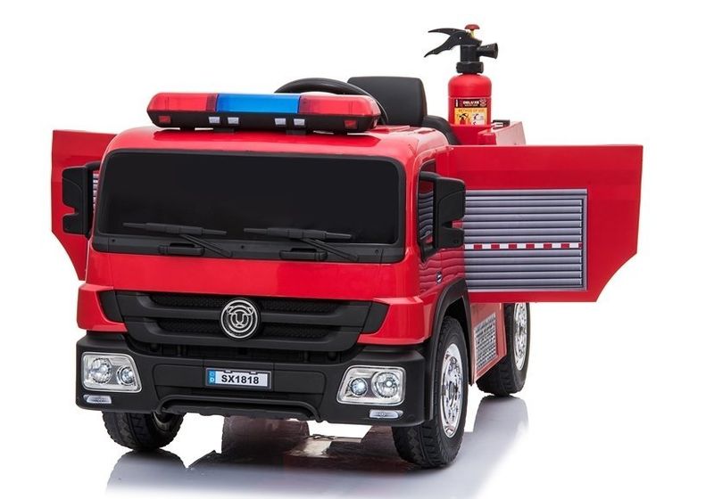 ND24_4095 Pojazd Na Akumulator Wóz Strażacki Czerwony zdjęcie 10