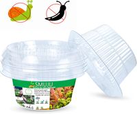 Osłony przeciw ślimakom 15 sztuk pierścienie ochronne PET 24x12 cm 99%