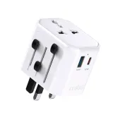 adapter podróżny sbs teadaptusbtcuni usb-c usb-a uniwersalny - biały
