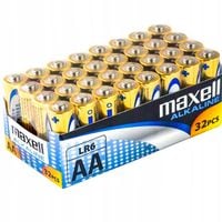 Bateria Maxell alkaliczna AA LR6 - cena za 32 szt.