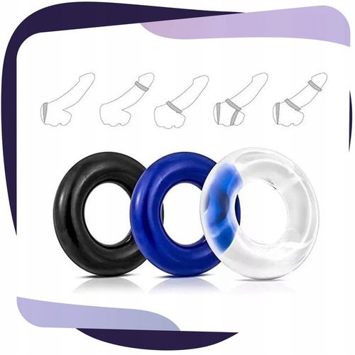 ŻEL INTYMNY LUBRYKANT nawilżający 200ml + ringi PIERŚCIENIE EREKCYJNE 3w1 na Arena.pl