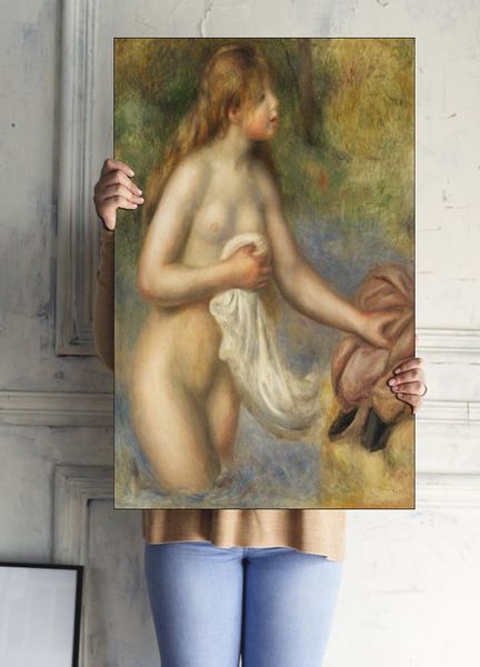 Bather, Pierre-Auguste Renoir - plakat 21x29,7 cm zdjęcie 2