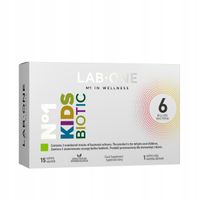 LAB ONE KID SBIOTIC Probiotyk 15 szt 3 szczepy 6 mld bakterii Trawienie