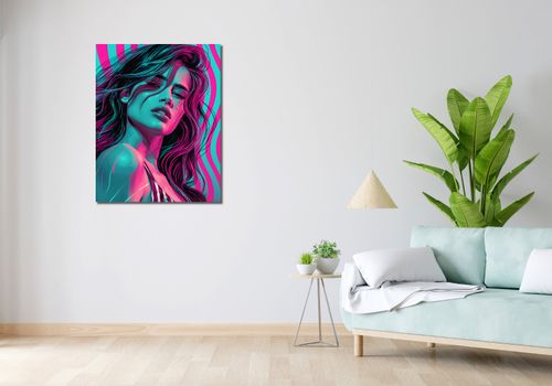 Obraz 70x90cm Neonowy Wzrok na Arena.pl