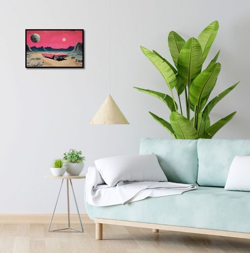 Plakat 45x30cm Kabriolet W Kosmosie na Arena.pl