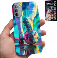 ETUI DO MOTOROLA G31 / G41 - PIŁKA NOŻNA FOOTBALL PIŁKARZE + FOLIA