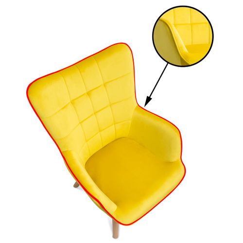 FOTEL GRELLA MUSTARD na Arena.pl