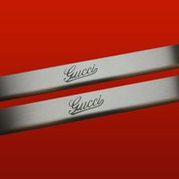 Listwa progowa FIAT 500  GUCCI Stal nierdzewna 304 mat 2szt