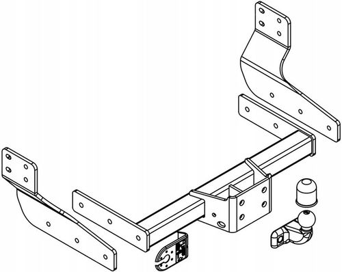 Hak holowniczy+MODUL7pin Ford TRANSIT Custom 2012-2023r Furgon VAN autobus na Arena.pl