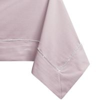Obrus bawełniany mankiet i lamówka PURE 140X180 Pudrowy Róż DecoKing