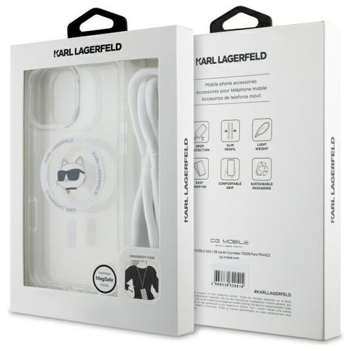 Etui Karl Lagerfeld do iPhone 16 Pro Max, Przezroczysty, MagSafe na Arena.pl