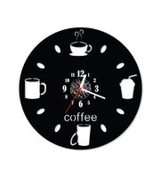 Zegar ścienny z płyty winylowej Coffe 10.2