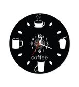 Zegar ścienny z płyty winylowej Coffe 10.2