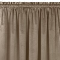 Zasłona VILA velvetowa z tunelem 265x300 beżowa wzór 2 Homede