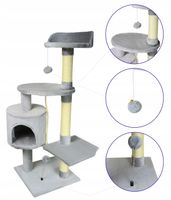 DRAPAK DLA KOTA LEGOWISKO DOMEK WIEŻA ZABAWKI PLUS GRATIS MYSZKA