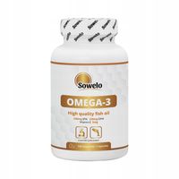 SOWELO Omega 3 1000mg 330 EPA 220 DHA Vit E 100k