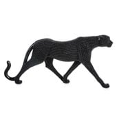 Figurka dekoracyjna puma ELDO 31X6X15 czarna+złota