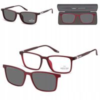 2w1 Okulary +3,50 Plusy do CZYTANIA z NAKŁADKĄ PRZECIWSŁONECZNĄ Polaryzacja