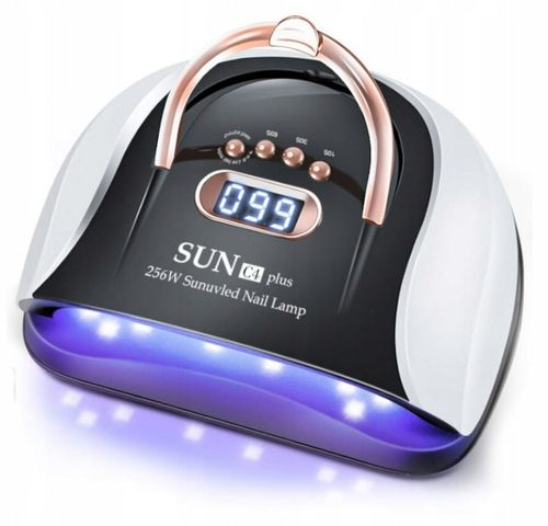 Profesjonalna Mocna Lampa Do Paznokci Hybryd UV LED Nail Lamp C4 Plus 256W na Arena.pl