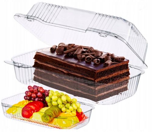 Pojemniki plastikowe na ciasto opakowanie WESELE KOMUNIE CHRZCINY 50 szt. na Arena.pl