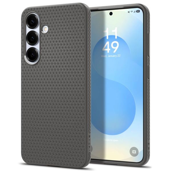 spigen liquid air galaxy s25+ plus marble grey zdjęcie 1