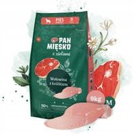 Pan Mięsko z Ziołami karma sucha dla psa WOŁOWINA KRÓLIK Średnie rasy M 9kg