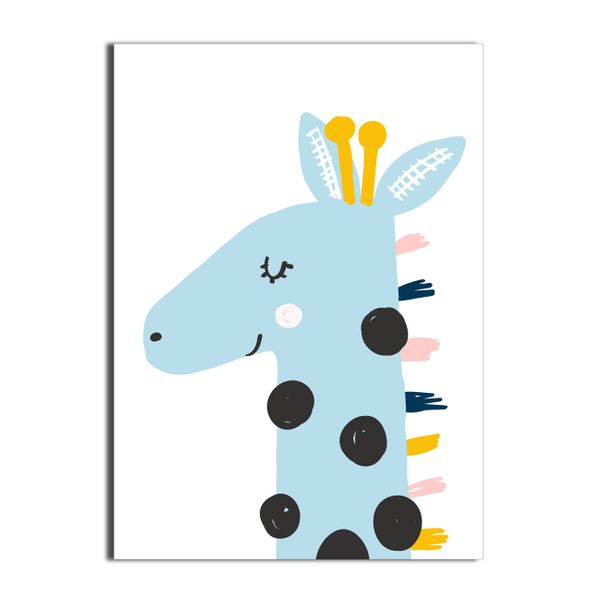 Obraz Kolorowa Żyrafa zdjęcie 1