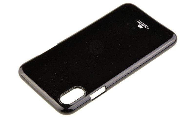 Etui Mercury Goospery Jelly Case do Apple iPhone Xs Max czarny zdjęcie 2