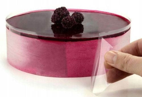 FOLIA RANTOWA PRZEŹROCZYSTA GRUBA do tortów ciast monoporcji 14cm x 10m na Arena.pl