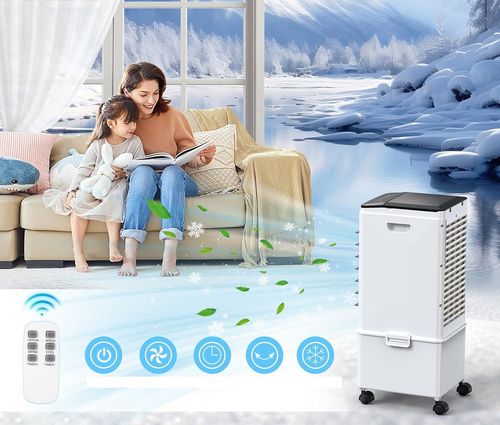 Klimatyzator przenośny 4w1 9,5L Eysddifr BW-102YF chłodzenie i nawilżanie na Arena.pl