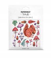 Paperself tatuaż wodny wiewiórka muchomory