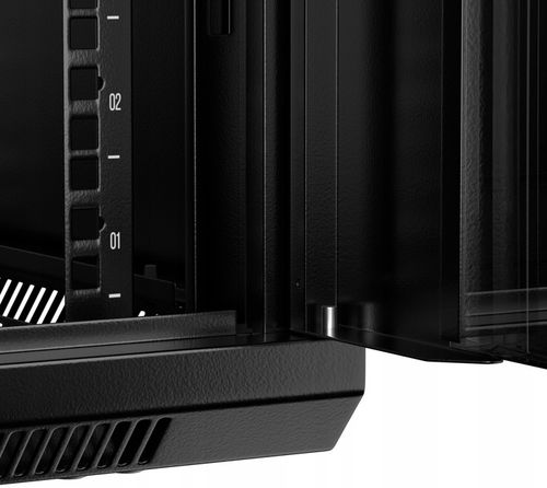 Szafa wisząca RACK 19" 18U, 450mm, Netrack F-Line, czarna, drzwi szklane na Arena.pl