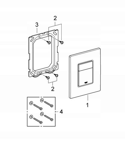 Przycisk spłukujący biały/biel alpejska Skate Cosmopolitan GROHE 38732SH0 na Arena.pl