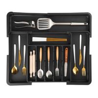 REGULOWANY WKŁAD DO SZUFLADY ORGANIZER NA SZTUĆCE NARZĘDZIA ROZSUWANY XXL