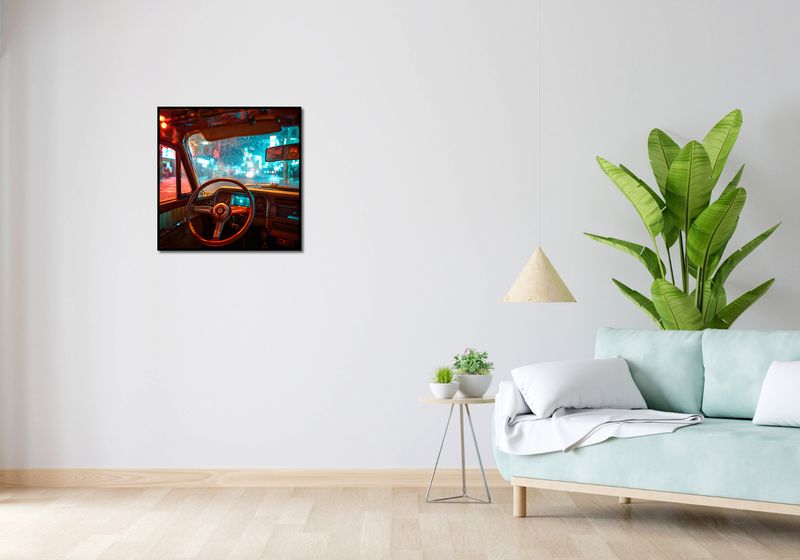 Plakat 60x60cm Nocny Kierowca zdjęcie 4