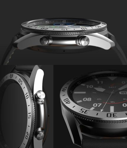 RINGKE BEZEL STYLING GALAXY WATCH 3 (45MM) STAINLESS SILVER na Arena.pl