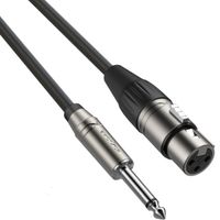 Kabel przewód mikrofonowy XLR JACK 6,3mm 15 m Roxtone SAMURAI SMXJ210L15
